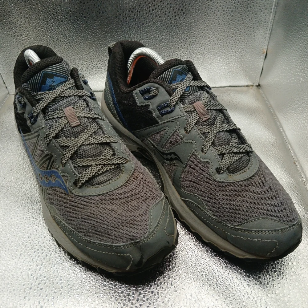 Saucony Gray Excursion TR14 Trail Running  Sneakers Men's Size 9W
